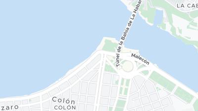 Hotel location map