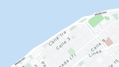 Hotel location map