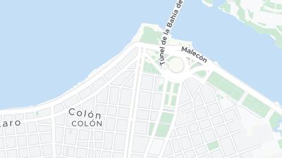 Hotel location map